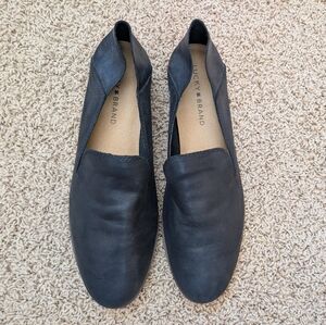 Lucky Brand Black Leather Cahill Loafers Size 9.5